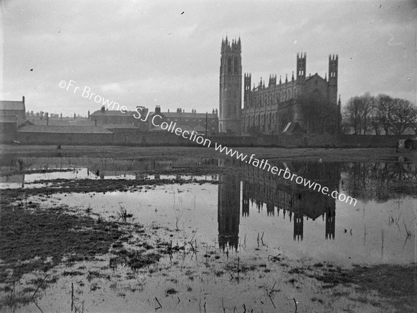 ST PATRICK'S FROM FLOODED FIELD TO SOUTH